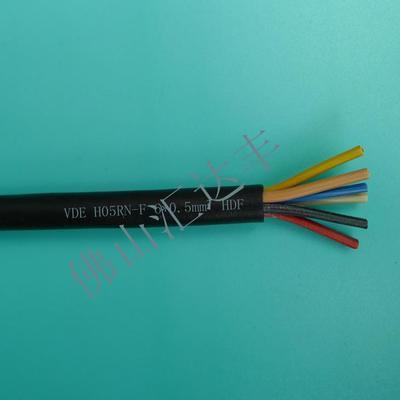 YZW 6×0.5橡膠電纜 LED電源連接的可靠之選